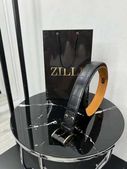 Ремень Zilli из кожи крокодила