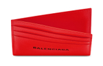 Balenciaga Grain Calfskin Card Holder Card Holder Men"s Red