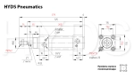 CP96SDB125-100C Пневмоцилиндр
