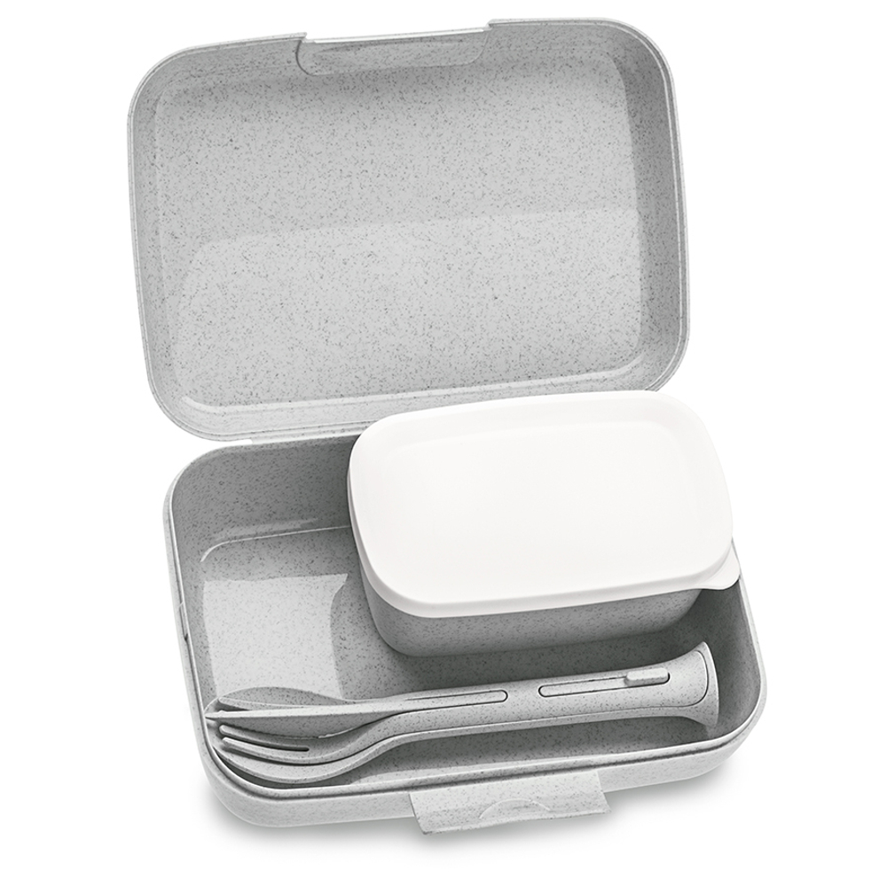 Набор ланч боксов 2шт  Koziol Candy Ready Organic серый
