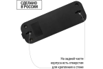 Розеточная колодка TDM ELECTRIC 3 гнезда 2П+3 16А 250В черная серии Народная SQ1806-0426