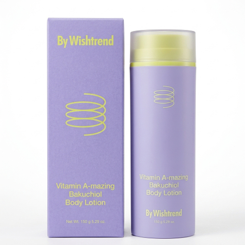 Лосьон для тела с ретинолом и бакучиолом By Wishtrend Vitamin A-mazing Bakuchiol Body Lotion, 150г