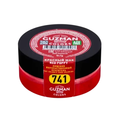 Красный мак -жирорастворимый краситель GUZMAN -5г