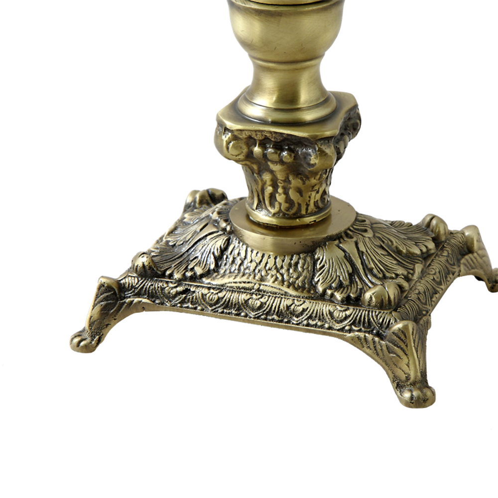 Bello De Bronze Канделябр Джустиса, антик