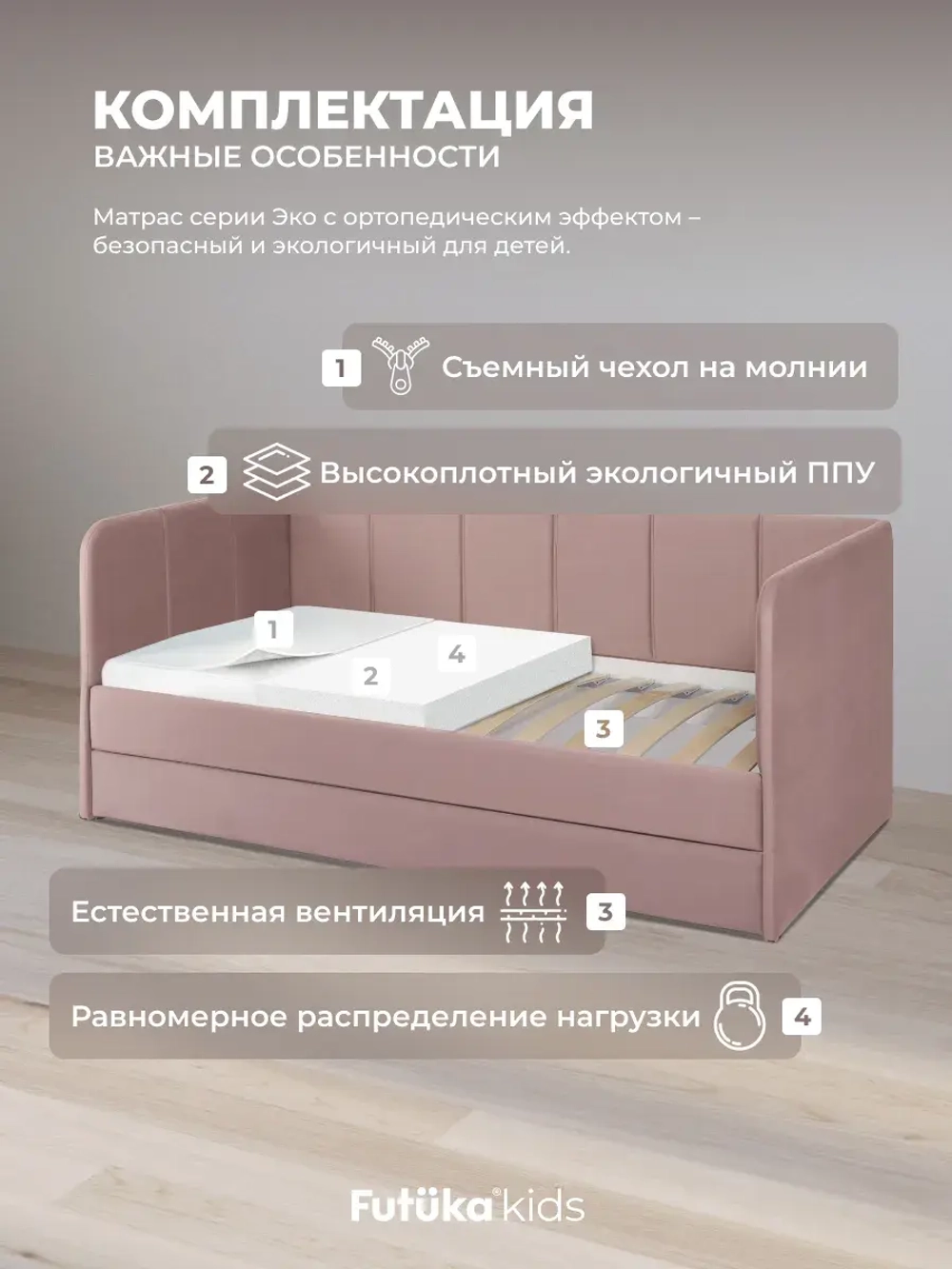 Диван - кровать 180х90 см Стич ткань Тедди