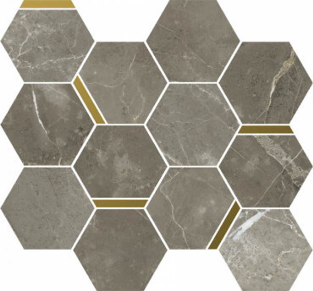 Мозаика STELLARIS ABSOLUT BLACK MOSAICO CROSS (620110000217)