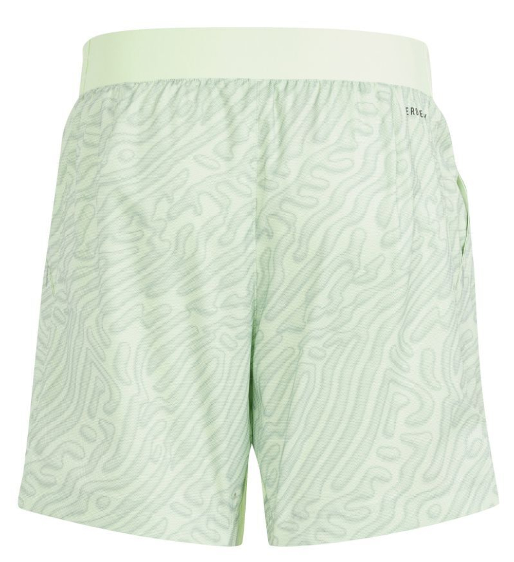 Шорты для мальчика теннисные Adidas Tennis Pro Shorts Kids - semi green spark/silver green