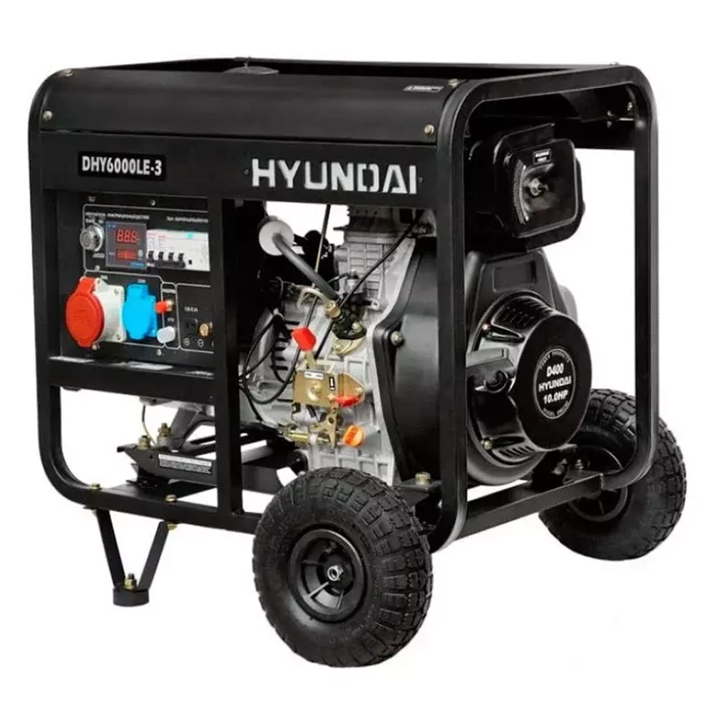 Дизельный генератор HYUNDAI DHY 6000LE-3