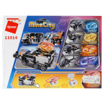 Конструктор блочный Брик "Машина", с фигурками и аксесс., 517 дет. в коробка BRICK11014