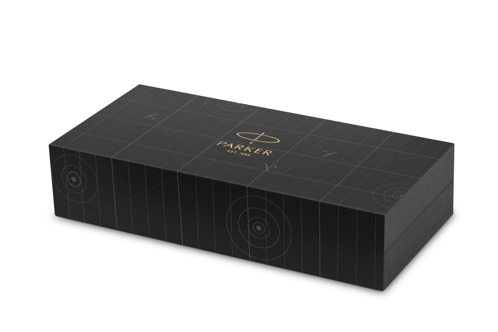 Parker Sonnet Legacy of Flight Matte Black PT ручка роллер черная, 0,5мм, подарочная упаковка