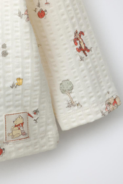 ZARA ЛОНГСЛИВ С ТЕКСТУРОЙ WINNIE THE POOH © DISNEY, РАЗНОЦВЕТНЫЙ