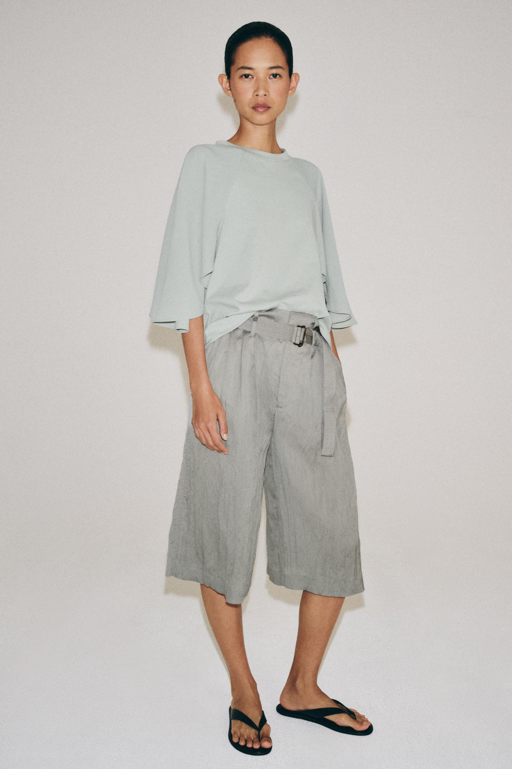 КОМБИНИРОВАННАЯ ФУТБОЛКА — ZARA
