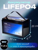 Аккумулятор Lifepo4 VANPALIFE 12V 100Ah (12V 100A)