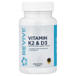 Revive, витамины K2 и D3, 60 капсул