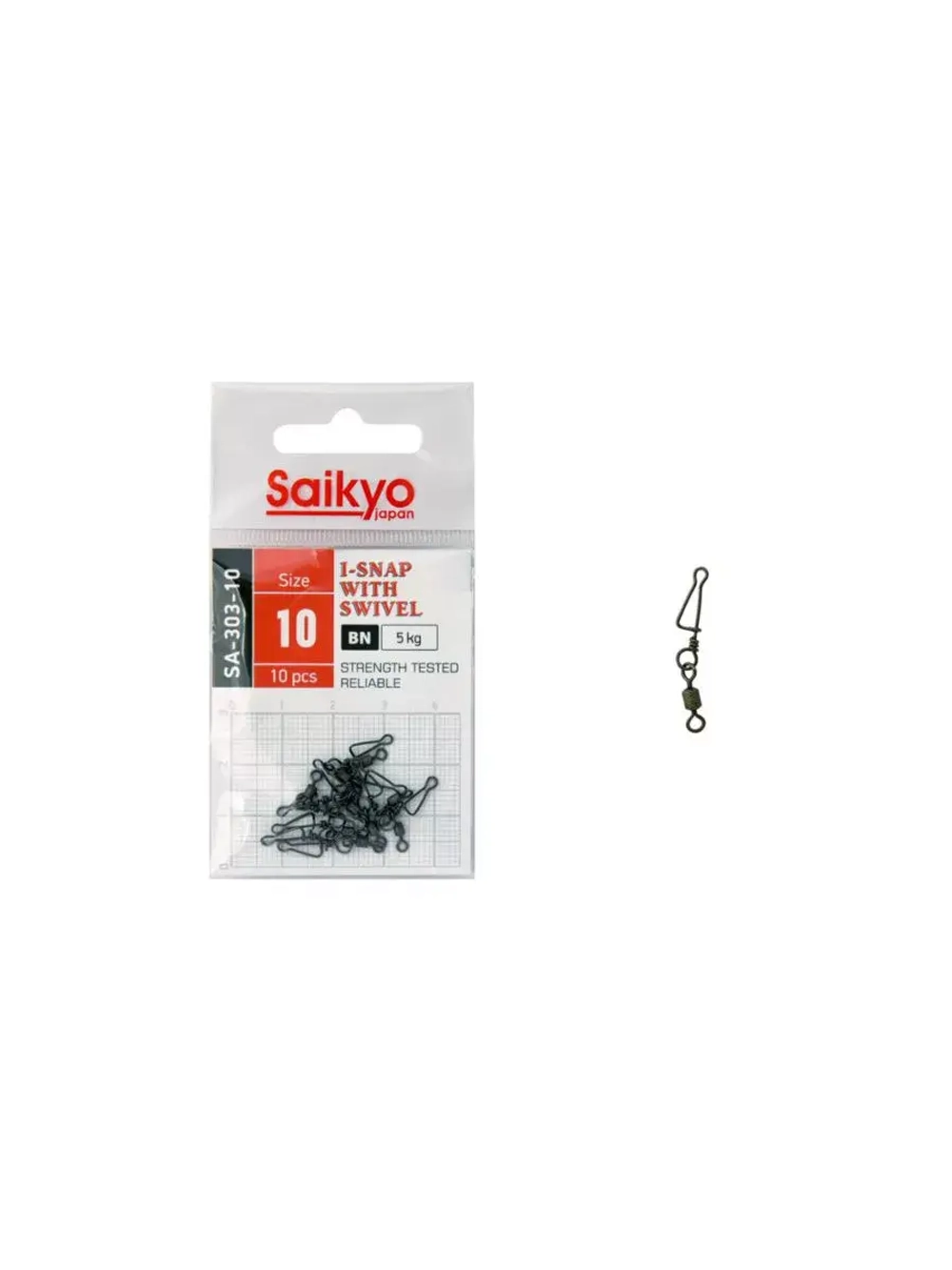 Вертлюг с застежкой Saikyo SA-303