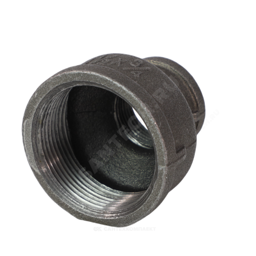 Муфта переходная чугун Ду 50х40 (2"х1 1/2") ВР Fittex PLUS