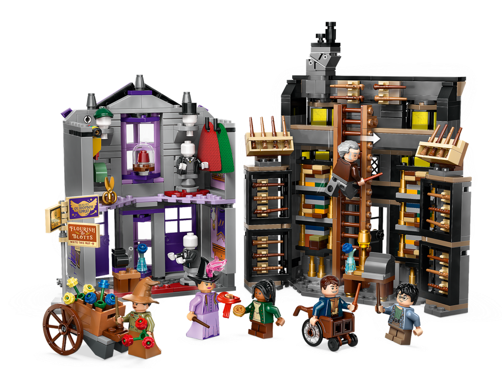 Конструктор Лего Гарри Поттер Лавка Олливандера и Мадам Малкин | LEGO Harry Potter Ollivanders 76439 744 деталей 8+
