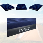 Надувной матрас полуторный Intex (137х191х25 см), цвет синий