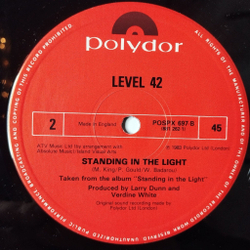 Винтажная виниловая пластинка LP Level 42 Hot Water (UK 1984) 45 RPM, Maxi Single