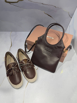 Лоферы MIU MIU