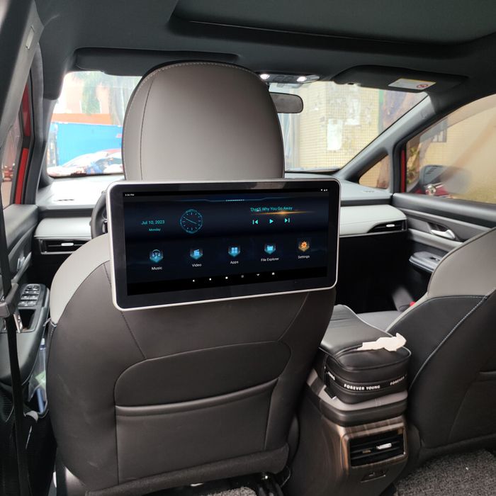 Комплект мониторов на подголовник для Toyota LC200/Lexus LX - ERGO LC200 с сенсорным экраном 11,6” (Full HD 1920x1080, Android, 4G) черный