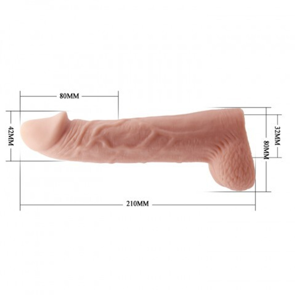 Реалистичная насадка на пенис High stretchy