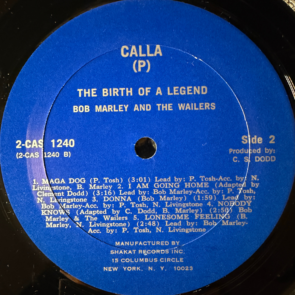 Bob Marley & The Wailers - The Birth Of A Legend 2LP (США 1976г.)