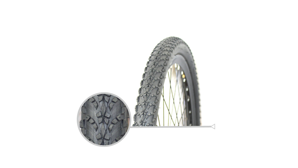 Комплект покрышек HOGGER 26"x2.10 HG-1063, горная, TPI30, черная
