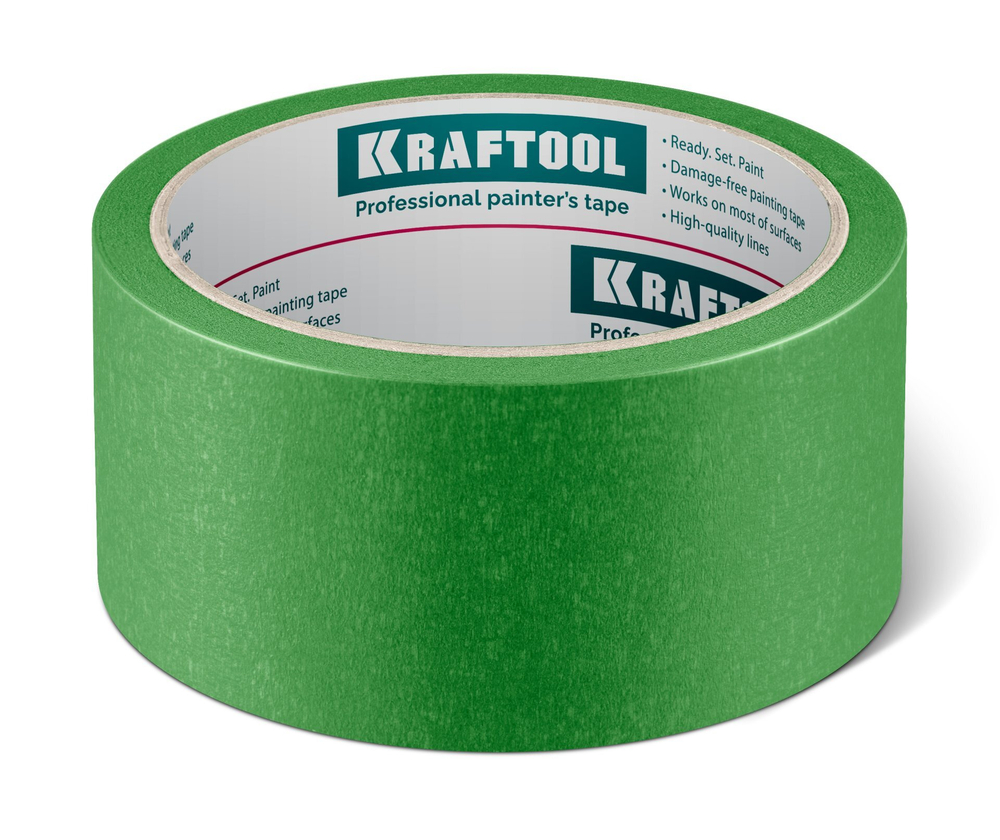 KRAFTOOL #300 Strong 48 мм х 30 м, для грубых и шероховатых поверхностей, малярная лента (12103-48)