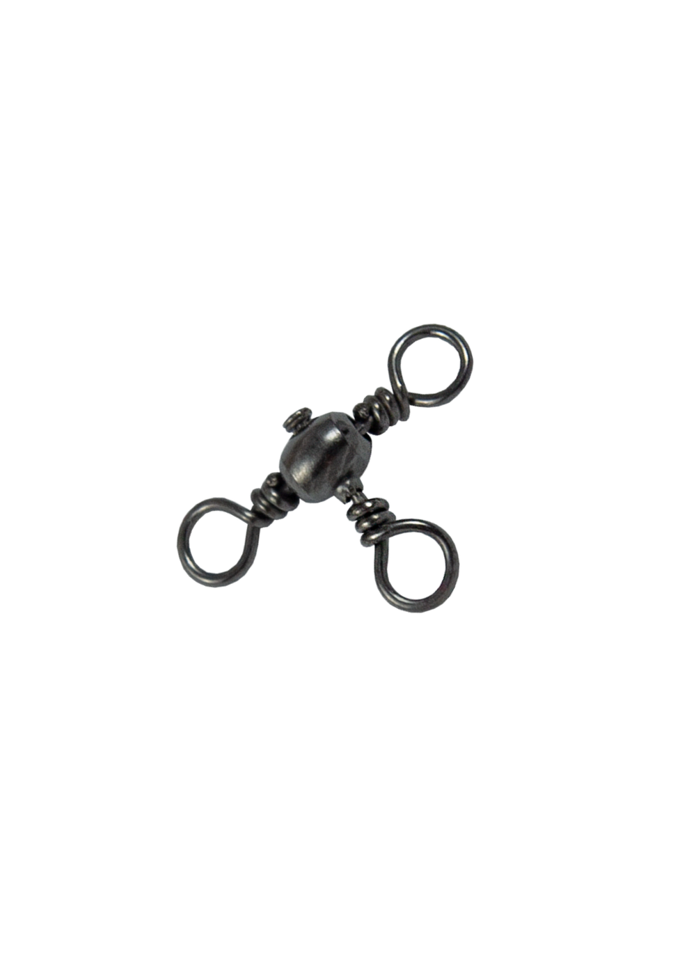 Вертлюжок рыболовный Fish Crystal  бочонок на три направления CROSS LINE SWIVEL 1703 №8 (5 упаковок)
