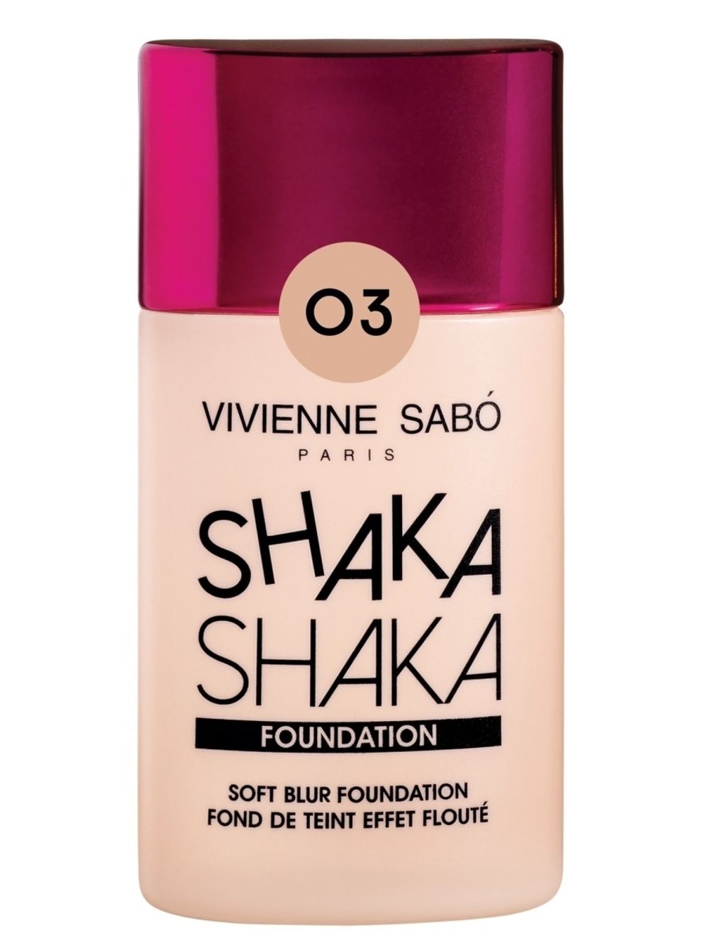 Тональный крем с натуральным блюр эффектом VIVIENNE SABO SHAKA SHAKA Foundation - 03