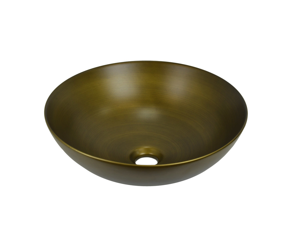 Раковина-чаша Bronze de Luxe Sphera на столешницу, бронза, 405х405х150