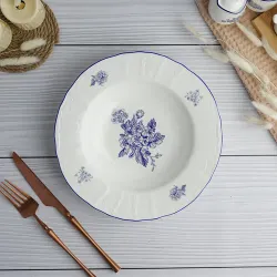 Тарелка глубокая 500 мл d 23,5 см h3,9 см для пасты, супа Sea Flower P.L. Proff Cuisine [6]