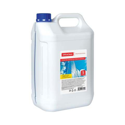 OfficeClean Professional Средство для мытья стекол и зеркал, с изопропиловым спиртом, 5л