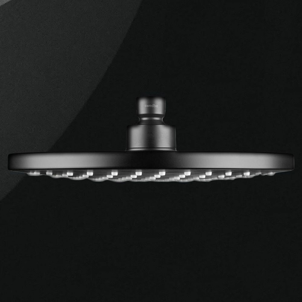 Верхний душ Swedbe Hermes 5119B Черный матовый