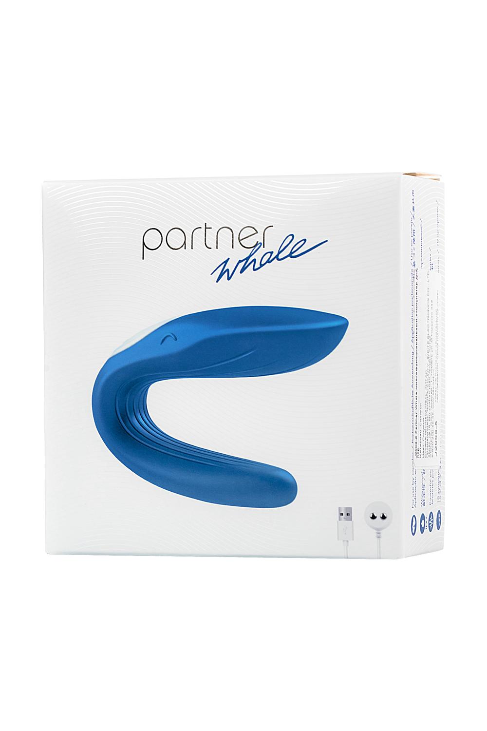 Многофункциональный стимулятор для пар Satisfyer Partner Whale голубой