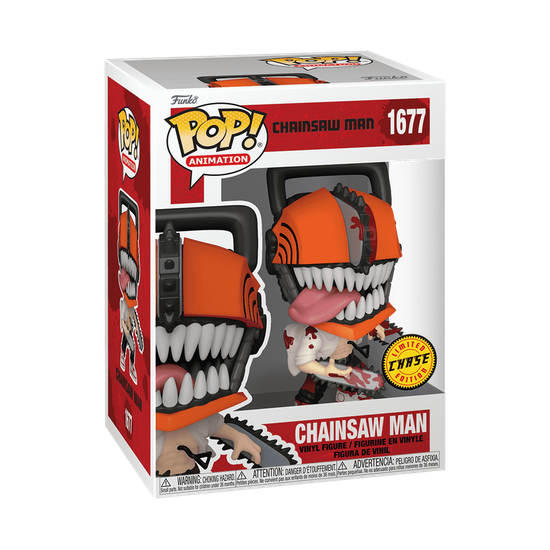 Фигурка Funko POP! Animation Chainsaw Man Chainsaw Man (Bloody) Chase (1677) — коробка Chase