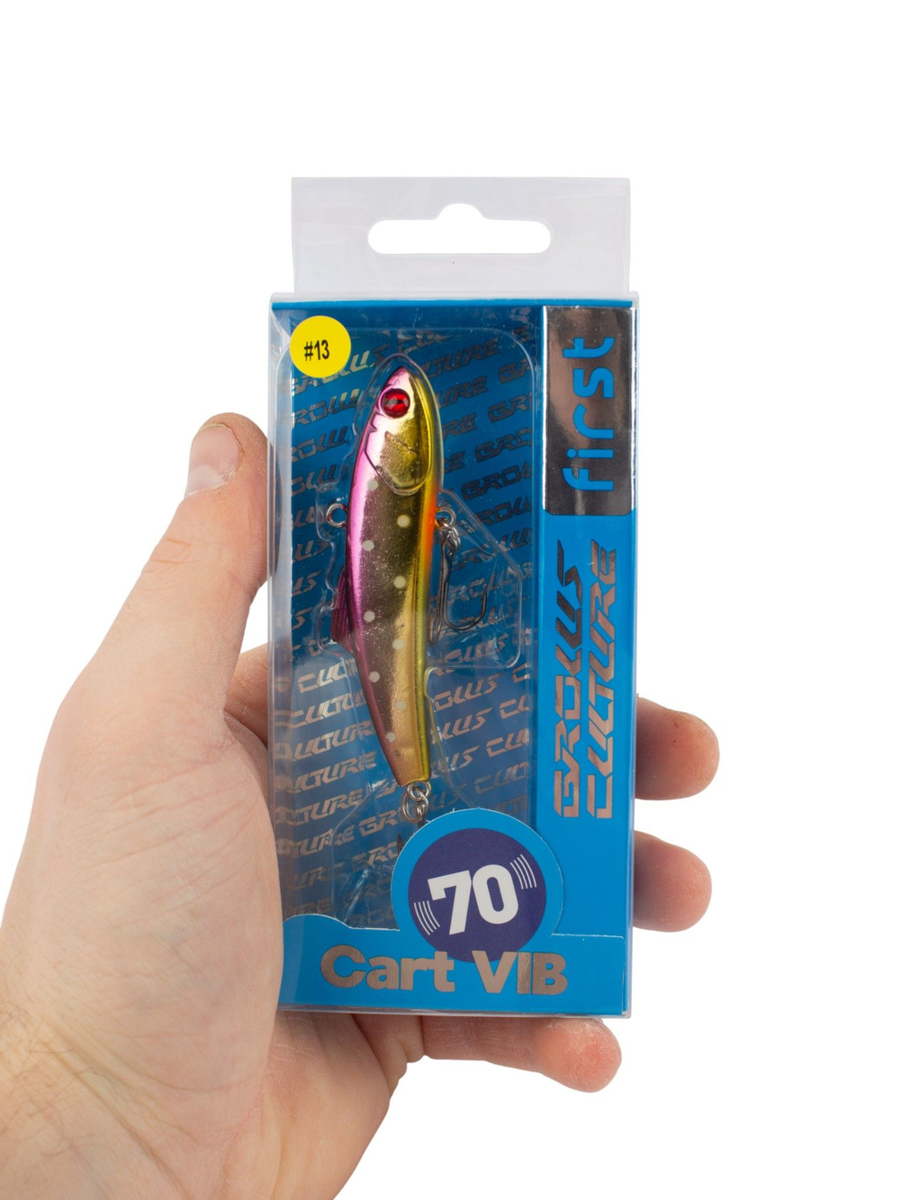 Раттлин (виб) на окуня, форель, щуку и судака Grows Culture Cart Vib 70 мм 14 г #13