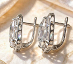 Ювелирные серьги из серебра 925 пробы