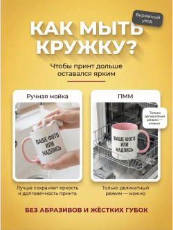 Кружка цветная с Вашим фото, надписью или принтом на заказ