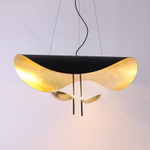 Pendant design lamp Lederam Manta by Catellani & Smith (Black)