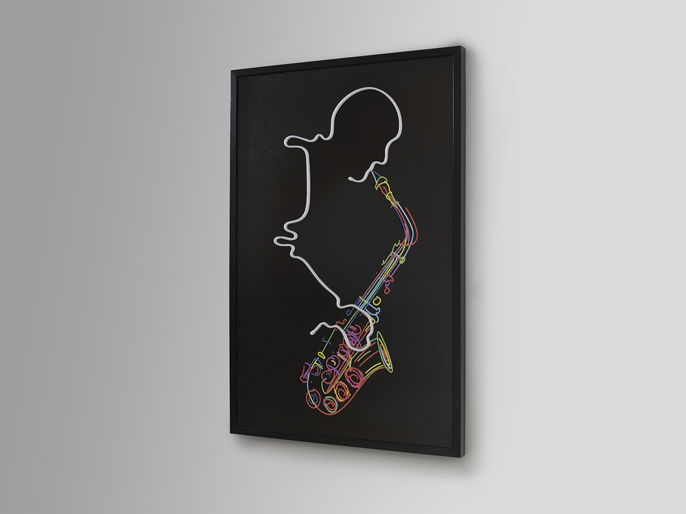 Saxofon Светодиодная картина LED 80X120