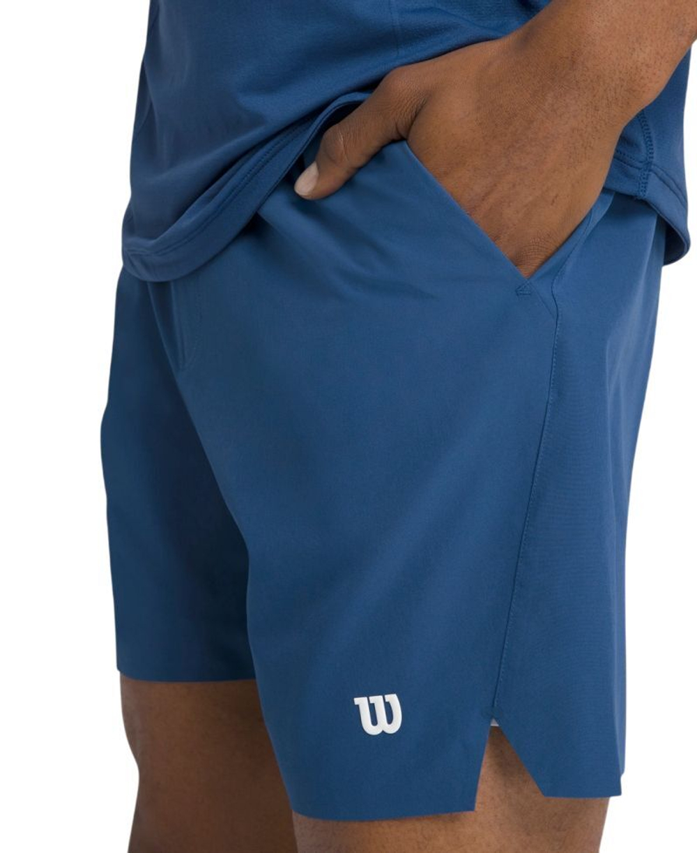 Мужские теннисные шорты Wilson Tournament V2 7" Unlined - court blue