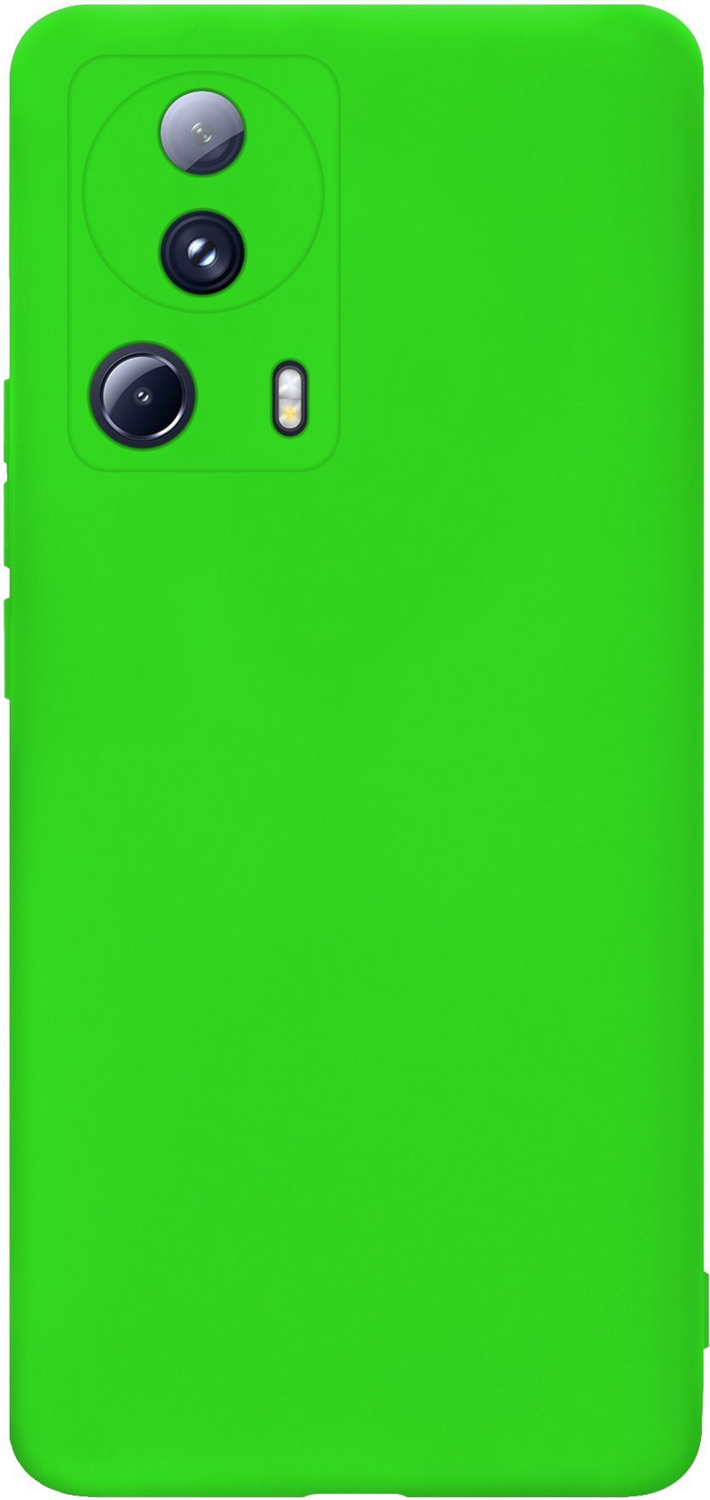 Мягкий Soft Touch чехол из силикона для XIAOMI 13 LITE с бархатной подкладкой