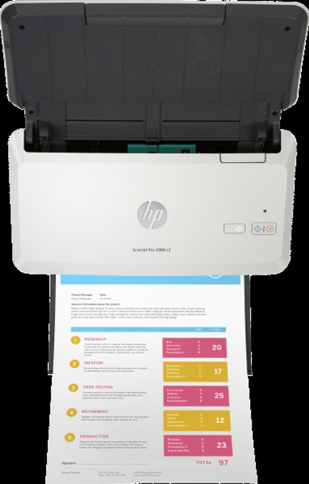 Сканер HP ScanJet Pro 2000 s2
