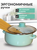 Набор эмалированных кастрюль 3 шт
