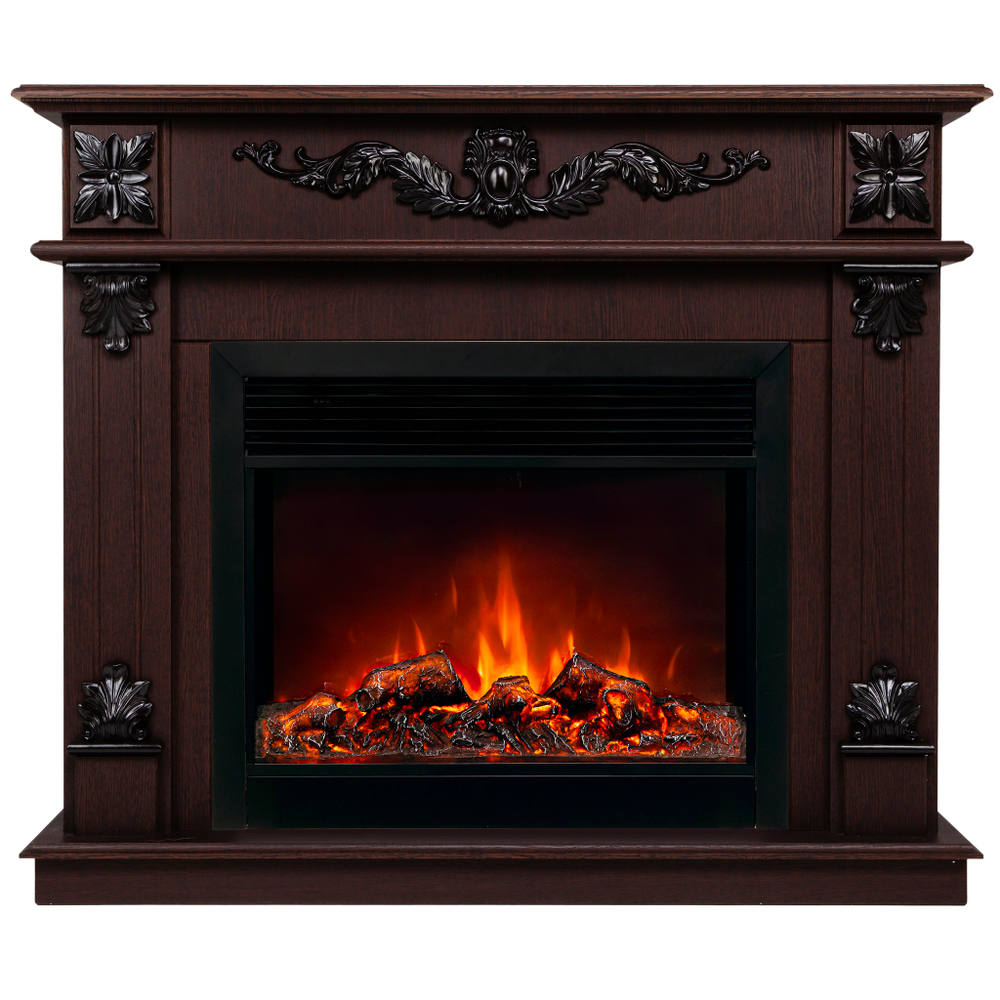 Каминокомплект Real Flame Philadelphia 25,5/26 DN с очагом Moonblaze Deluxe Black