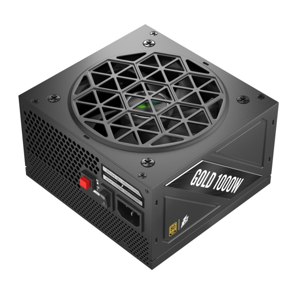 Блок питания 1STPLAYER NGDP 1000W Black, модульный, PCIe 5.0, 80 PLUS Gold (HA-1000BA4)