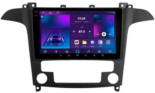 Магнитола для Ford S-Max, Galaxy 2 2006-2015 (климат) - Parafar PF686T1LUX1RN2K на Android 13, Быстрая, QLED+2K, CarPlay, 4G SIM-слот
