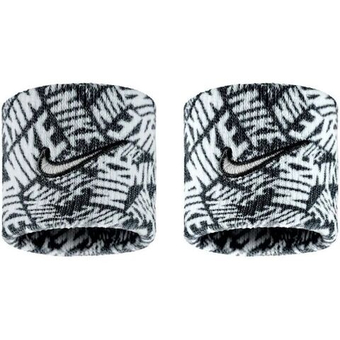 Напульсник теннисный Nike Swoosh 2P - black/white/black